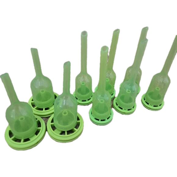 Baby Dr Browns Bottle REPLACENT‎ PARTS VENT Green Set of 9 - Picture 1 of 4